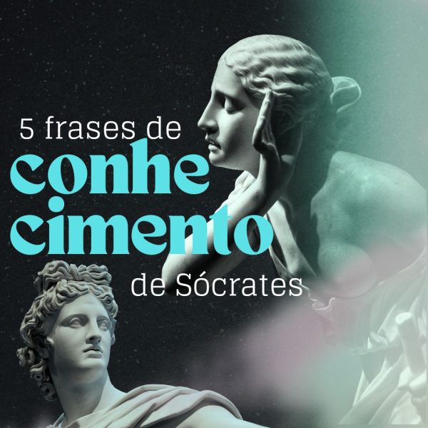 5 frases de conhecimento de sócrates - arte com estátuas romanas