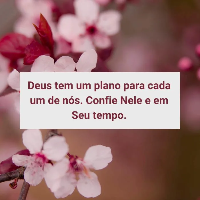 Frases de Deus sobre Fé e Confiança