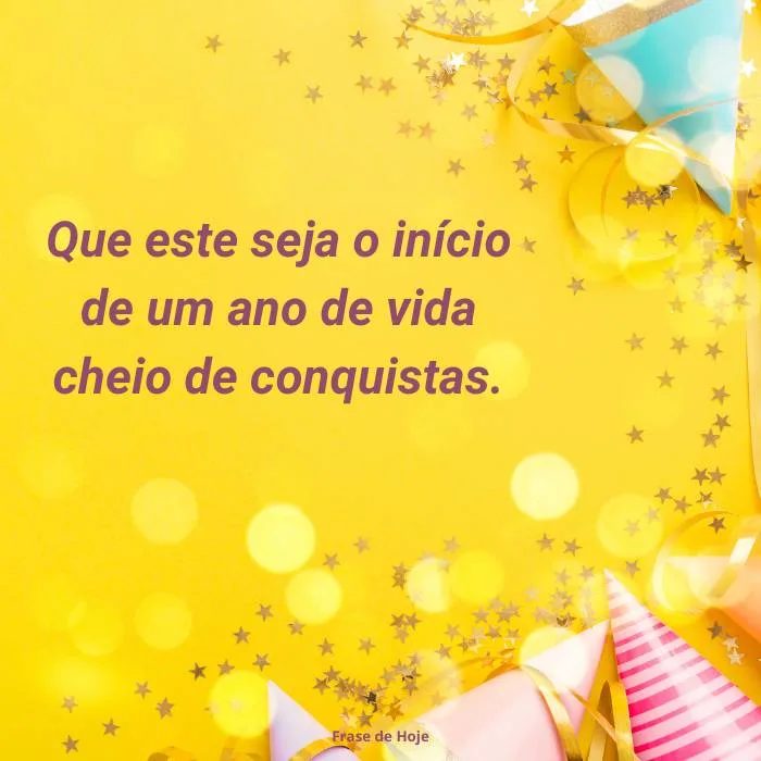 Celebração da Vida - Frases de aniversário