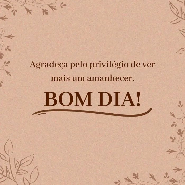 frases de bom dia motivacional