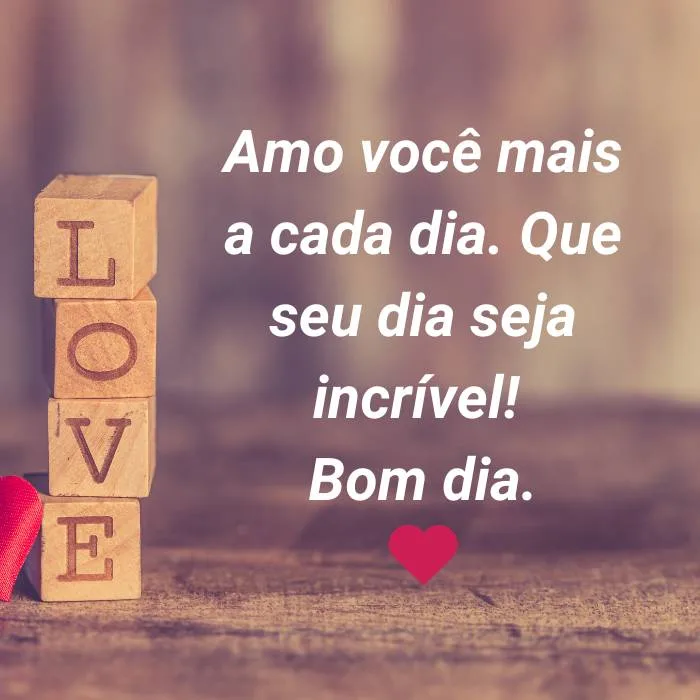 Mensagens de Bom Dia com Carinho para o Amor da Sua Vida