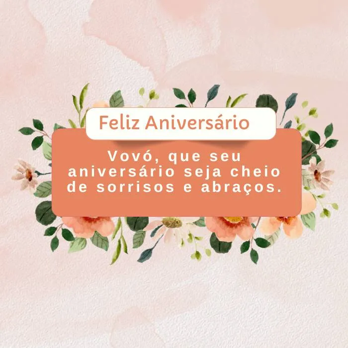 frases de aniversário para vovó