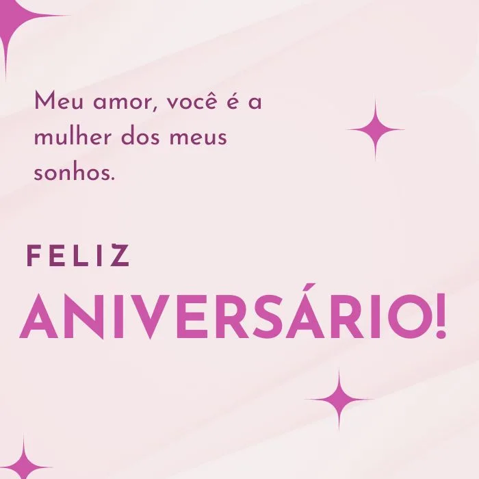 frases de aniversário para a esposa