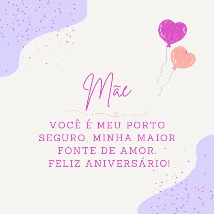 Frases de aniversário para mãe - Frases de Amor e Gratidão